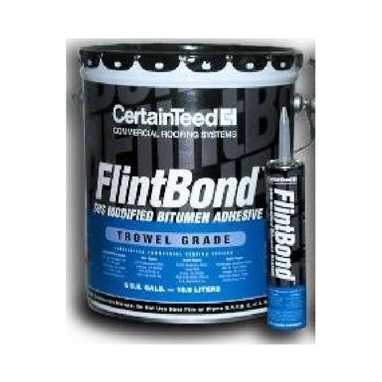 FlintBond Modified Bitumen Trowel Grade Adhesive - 3 Gallon Bucket