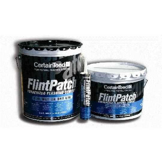 FlintPatch (Wet/Dry) Rubberized Flashing Cement - 3 Gallon Bucket