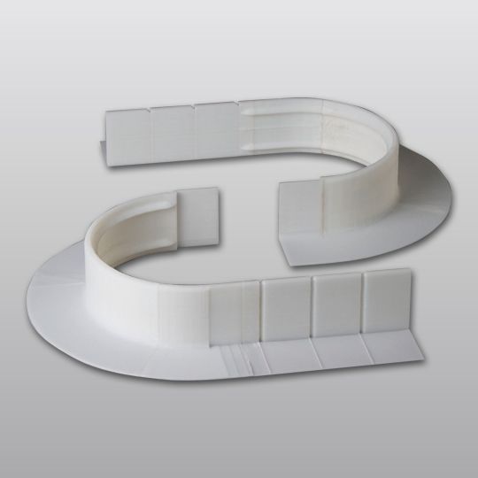 Carlisle SynTec 6 in Sure-Flex™ PVC Molded Sealant Pockets White