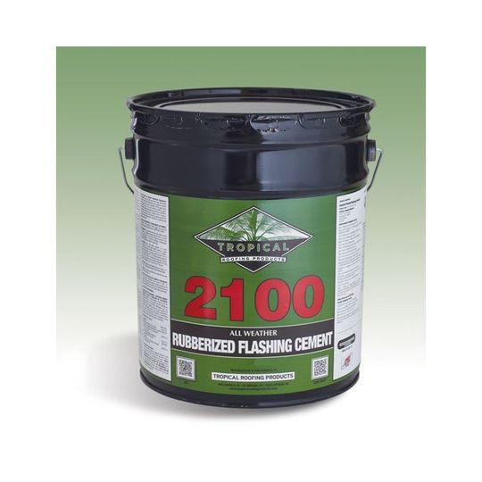 2100 All Weather Rubberized Flashing Cement - Trowel Grade - 3 Gallon Pail