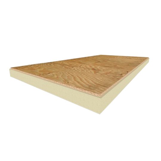 2.6" x 4' x 8' H-Shield NB Polyiso Insulation with 5/8" OSB and Fiber Reinforced Facer