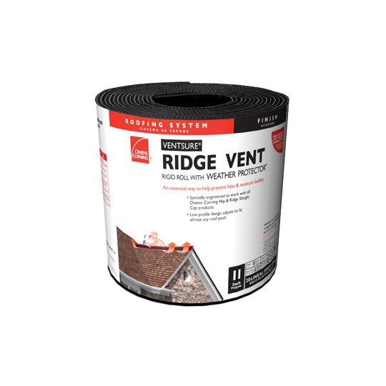 7" x 20' VentSure® Rigid Roll Ridge Vents