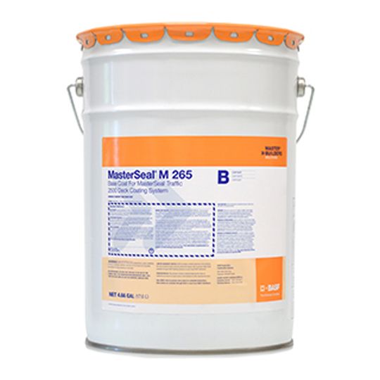 MasterSeal® M 265 2-Part Fast-Cure Basecoat - 4.66 Gallon Kit