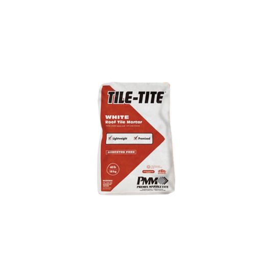 Tite Tile Premix Marbletite Tile-Tite Roof Tile Mortar - 40 Lb. Bag White