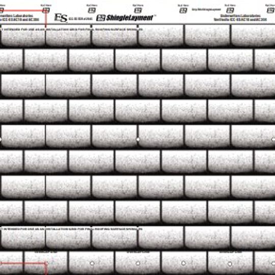 4' x 250' ShingleLayment® Synthetic Underlayment - Shingle Pattern - 10 SQ. Roll