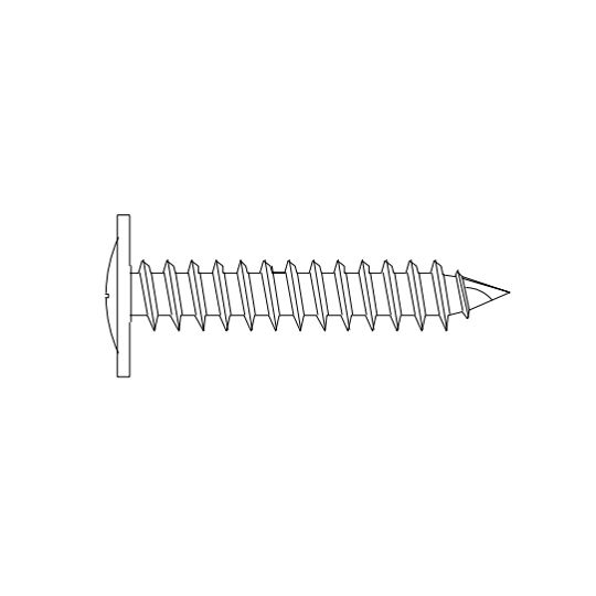 #8-18 x 3/4" Truss-Head Wood Screws - Bag of 250