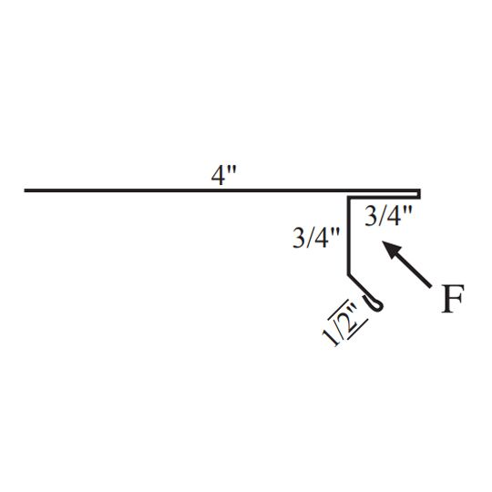 10' 2" Universal Drip Edge