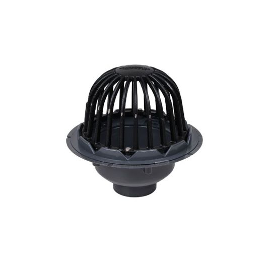 3" or 4" PVC Roof Drain with Cast Iron Dome