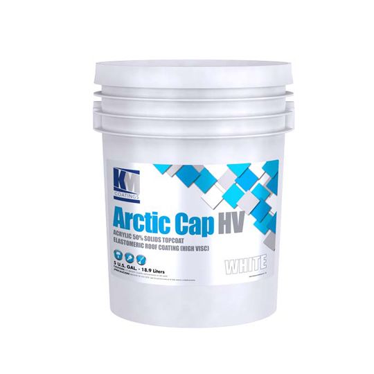 Arctic Cap HV High Visc Topcoat Elastomeric Roof Coating - 5 Gallon Pail