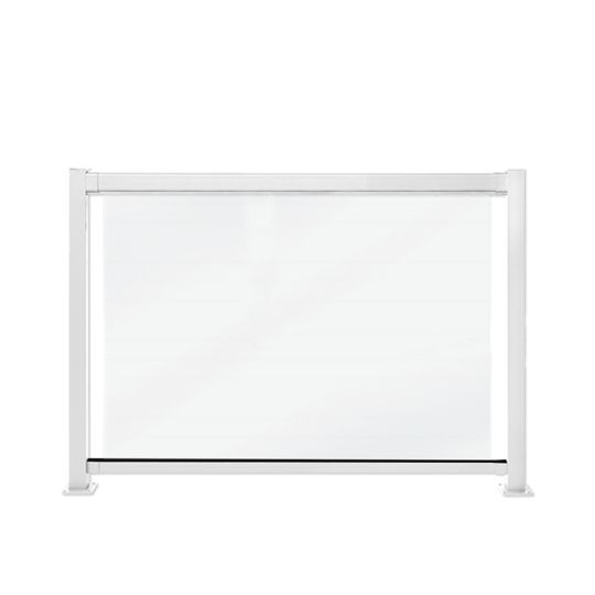 (CTG66) 66" x 35-7/8" x 1/4" Clear Tempered Glass Panel