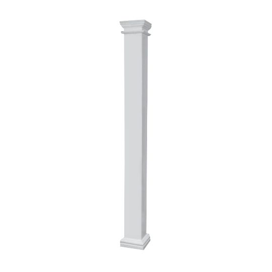 (46032) 10" x 10" x 10' Plain Square PermaCast® Column