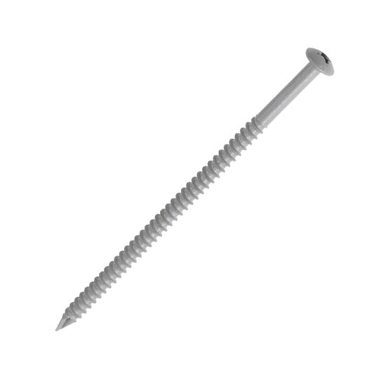 #14 Drill-Tec™ Heavy Duty ASAP® 2S Assembled Screws and 2" Steel Barbed Plates