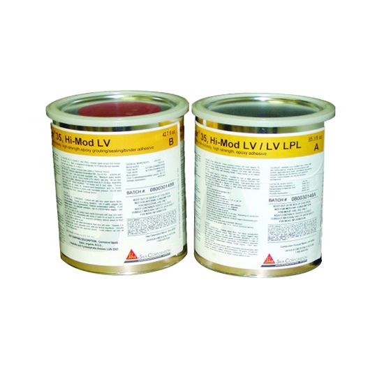 Sikadur® 35 Hi-Mod LV Low-VOC Epoxy Resin Adhesive Parts A & B - 1 Gallon Kit