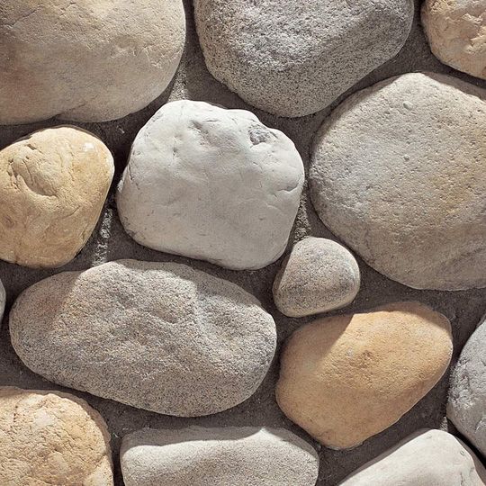 Eldorado Stone River Rock Flat Stone - 8 Sq. Ft. Box Rio Grande