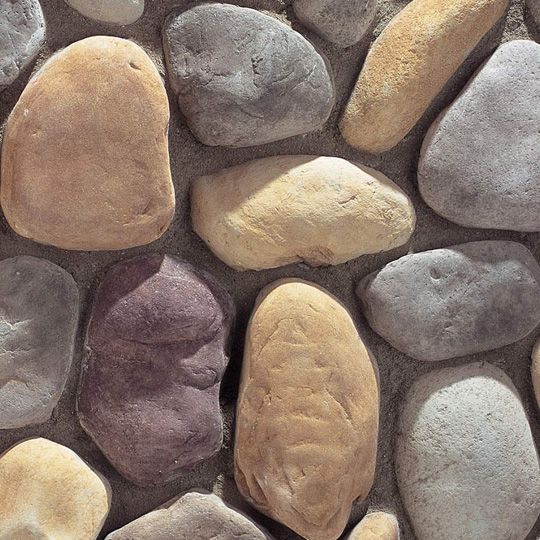 Eldorado Stone River Rock Flat Stone - 8 Sq. Ft. Box Yakima
