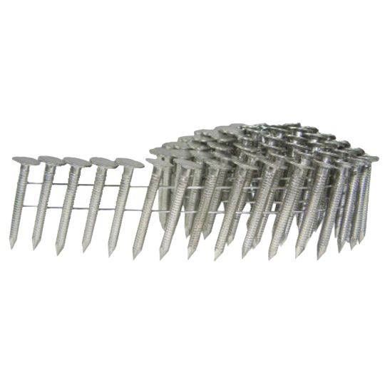 1-1/4" HD Galvanized Ring Shank Coil Roofing Nails - Carton of 7,200