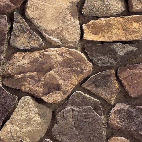 Country Rubble Flat Stone - 110 Sq. Ft. Box