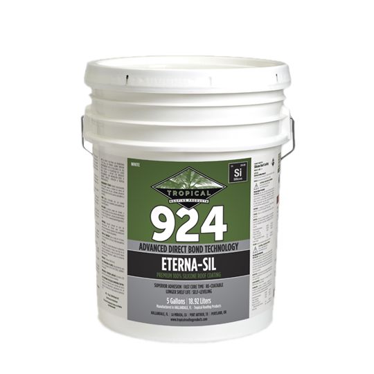 924 ETERNA-SIL Premium 100 Silicone Roof Coating - 5 Gallon Pail