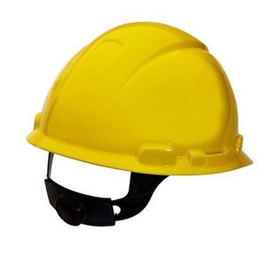 91298-80025T Yellow Hard Hat with Ratchet Adjustment