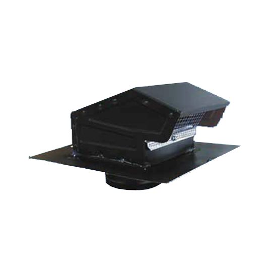 RAV6 6" Painted Low-Profile Roof Vent with Sleeve, Damper & Screen