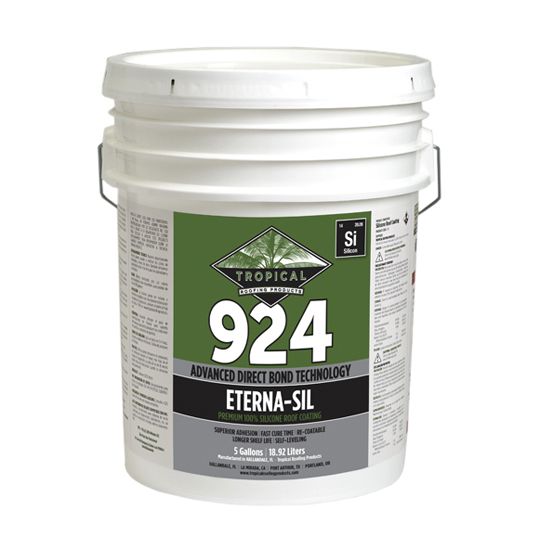 924 ETERNA-SIL Premium 100 Silicone Roof Coating - Sutter Roofing - 5 Gallon Pail