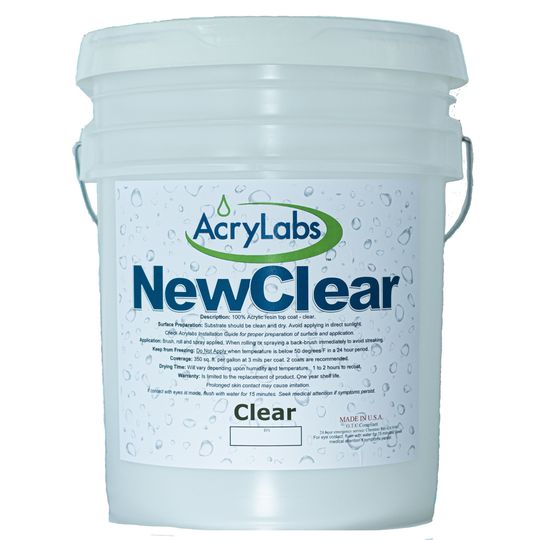 NewClear Acrylic Skylight Coating