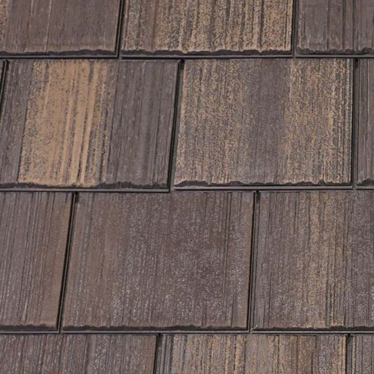 Hand Split Shingles F-Wave REVIA™ Hand-Split Shake Synthetic Hip & Ridge Shingles ...