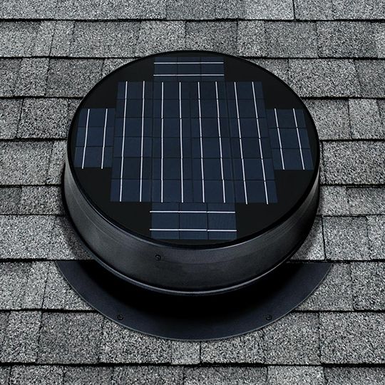 solar attic fan