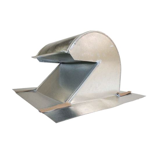 Galvanized Gooseneck Vent with Damper