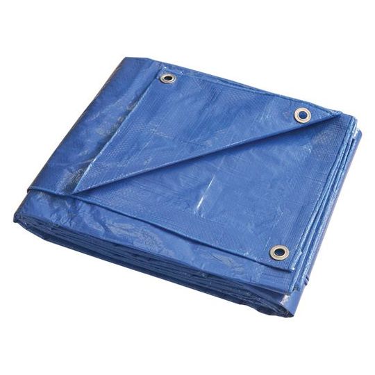 Medium Duty Blue Tarp - 20' x 20'