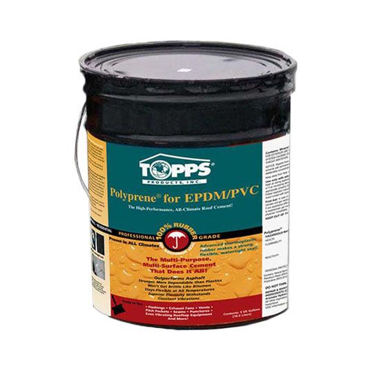 Topps Products Polyprene® for EPDM/PVC/TPO Heavy Brush Grade Roof ...