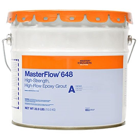 MasterFlow 648 Low Dust Epoxy Resin-Based Grout - Part A - 3.5 Gallon Pail