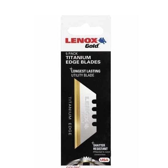 Lenox Gold Utility Knife Blade - 20350GOLD50C - 5/Box