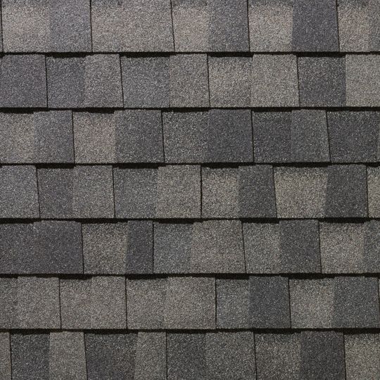 Gray Ridge Shingles CertainTeed Roofing 13.25 in x 39.4 in Shadow Ridge® XL Hip & Ridge ...