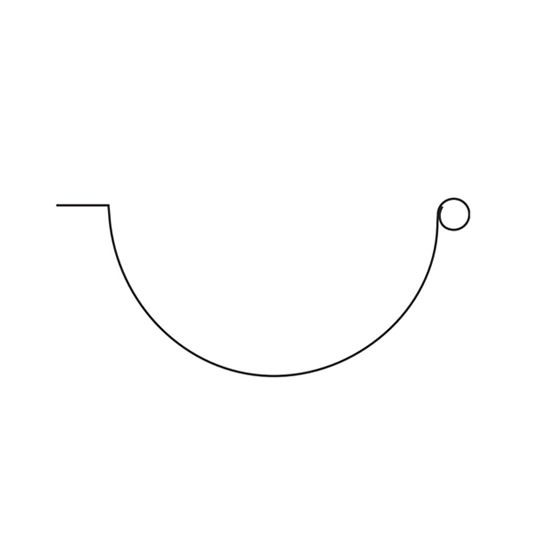 16 Oz. 6" x 10' Half Round Copper Gutter Single Bead