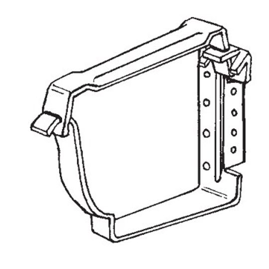 5" K-Style Premium Copper Fascia Hanger with Crossbar