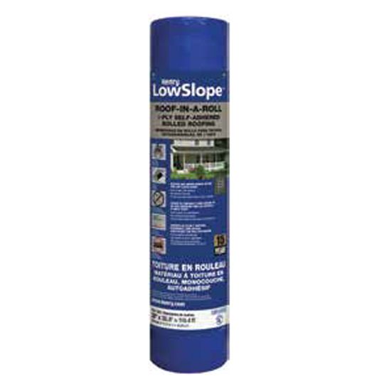 Low-Slope One-Ply Self-Adhered Waterproof Roll Roofing - 1 SQ. Roll