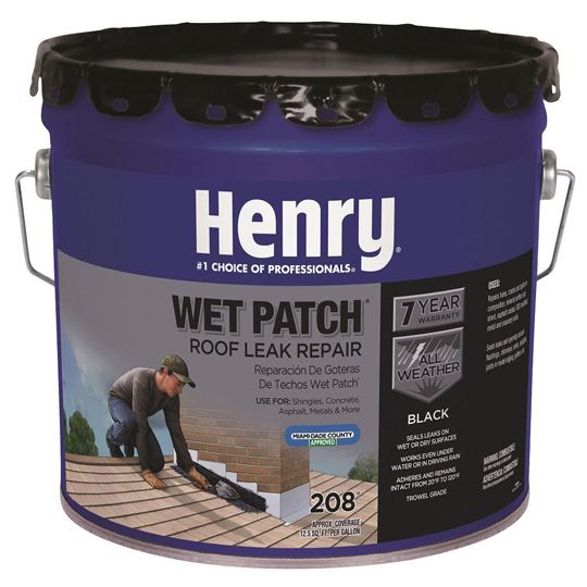 208 Wet Patch Roof Leak Repair - 5 Gallon Pail