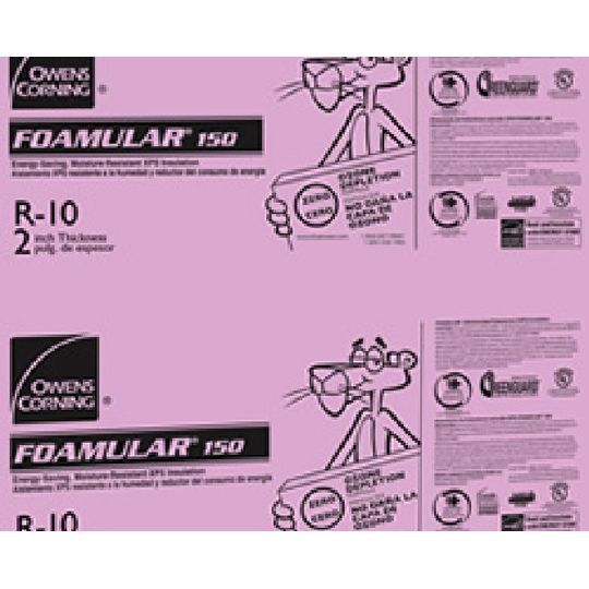 2" x 4' x 8' FOAMULAR® 150 Scoreboard (SB) Extruded Polystyrene (XPS) Rigid Foam Insulation