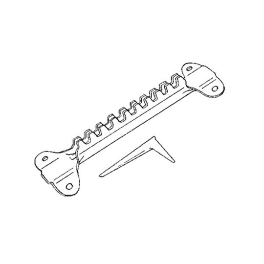 Galvanized Steel Rack & Key