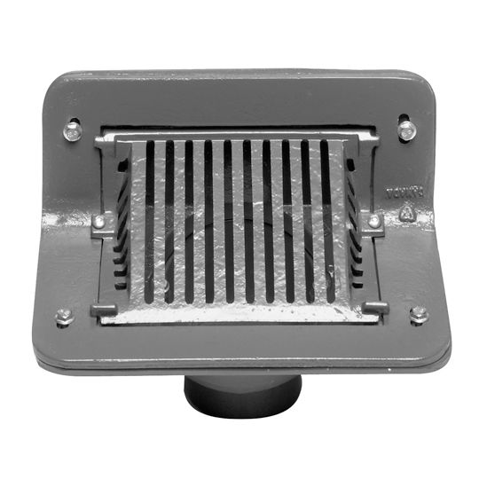 2" Cast Aluminum Scupper Drain