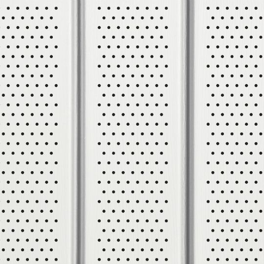 Ironmax™ Double 5" Fully Vented Vinyl Soffit - Woodgrain Finish