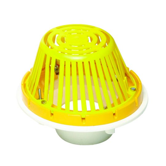 4&quot; PVC Roof Drain with Plastic Dome
