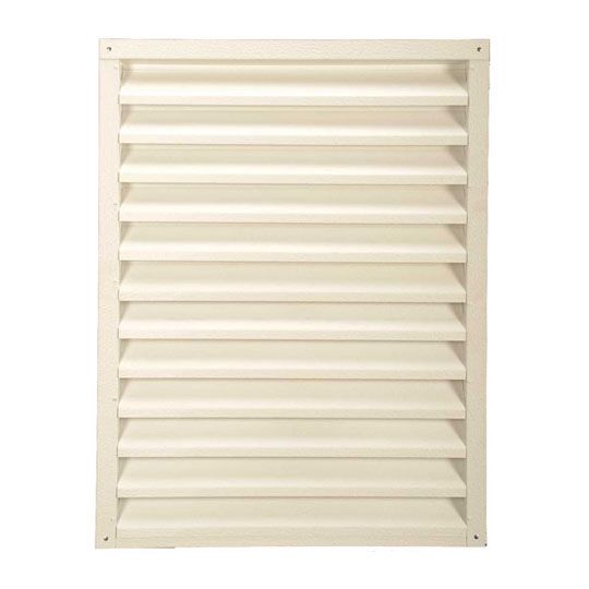 18" x 24" 150-Series Square Flush or Recess Mount Gable Louver