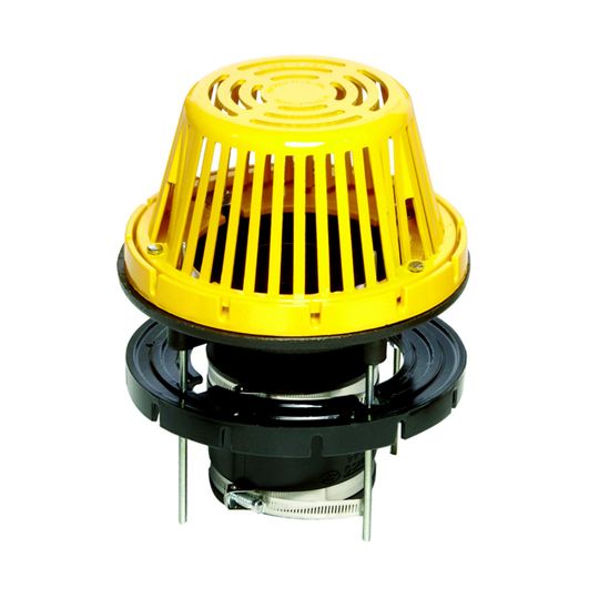 3&quot; Cast Iron Plus Pack Roof Drain with Aluminum Dome