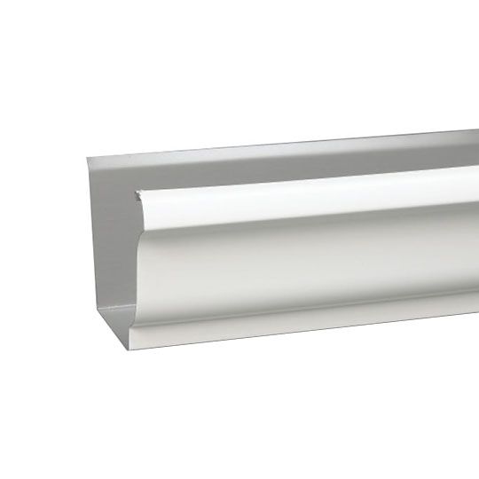 .027" x 5" x 33' K-Style Painted Aluminum Gutter Hemback