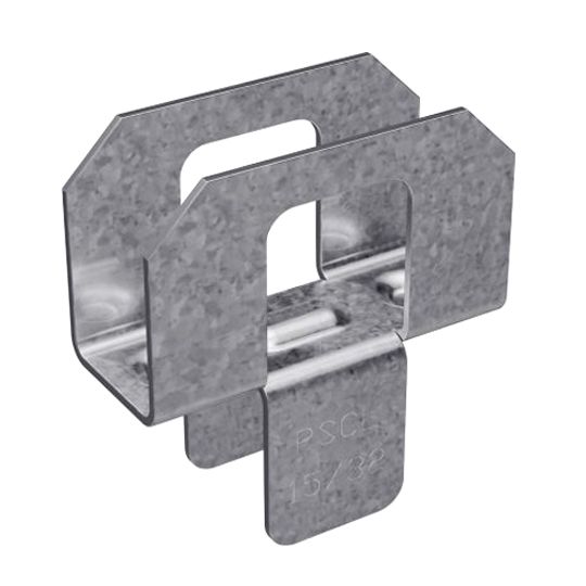 20 Gauge 15/32" Galvanized Plywood Sheathing Clip - Box of 250