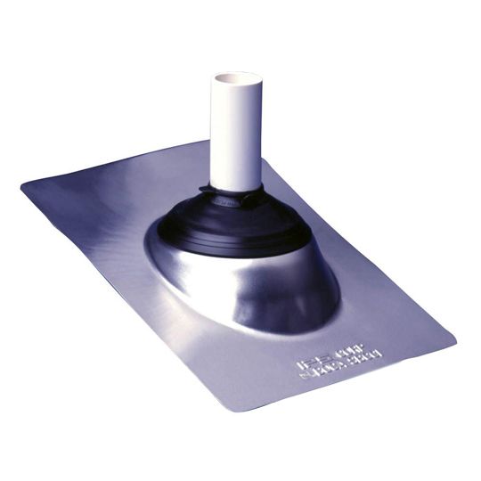 Multi-Size 3 in 1 (3 N 1) Aluminum Base Roof Flashing for 1-1/4", 1-1/2", 2", or 3" Vent Pipe