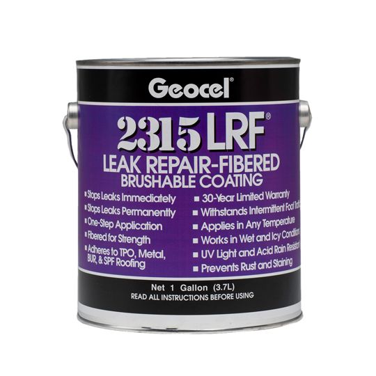 2315 Leak Repair-Fibered Brushable Coating - 1 Gallon Can