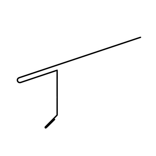 2" 24 Gauge Style A Eave Trim